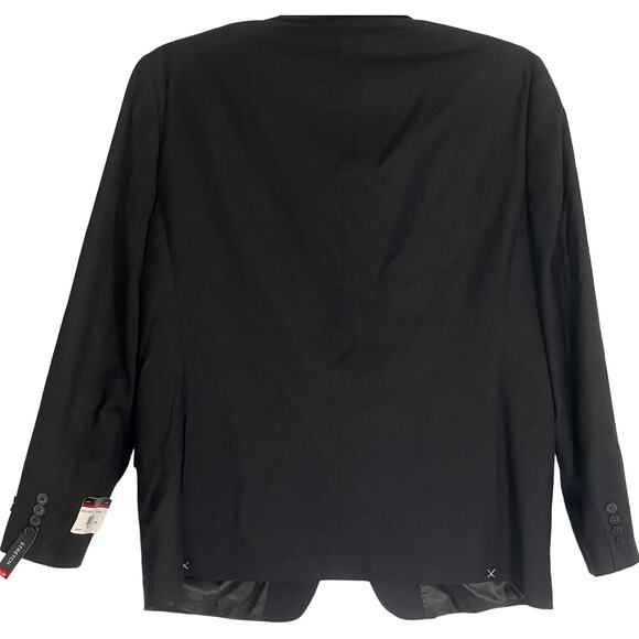 Collection Michael Strahan Stretch Wool Slim Fit Suit Jacket - Black - 48R $260 - Picture 2 of 6